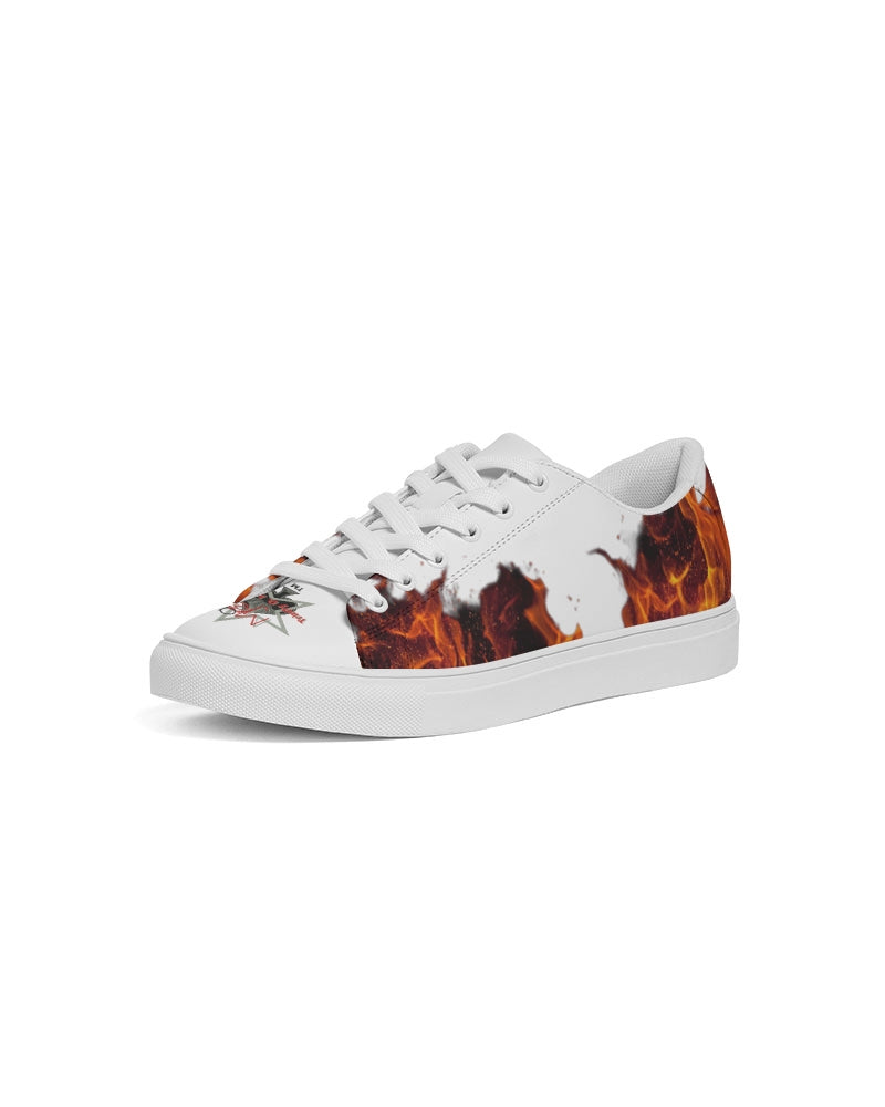 Fire white by Marvin Jeans and Trinity D Marvin Men's Faux-Leather Sneaker