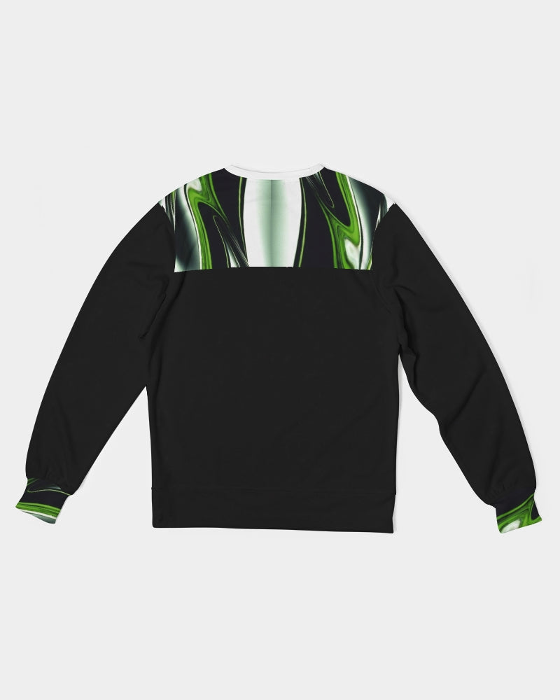 Black Ice BY MARVIN JEANS Men's Classic French Terry Crewneck Pullover