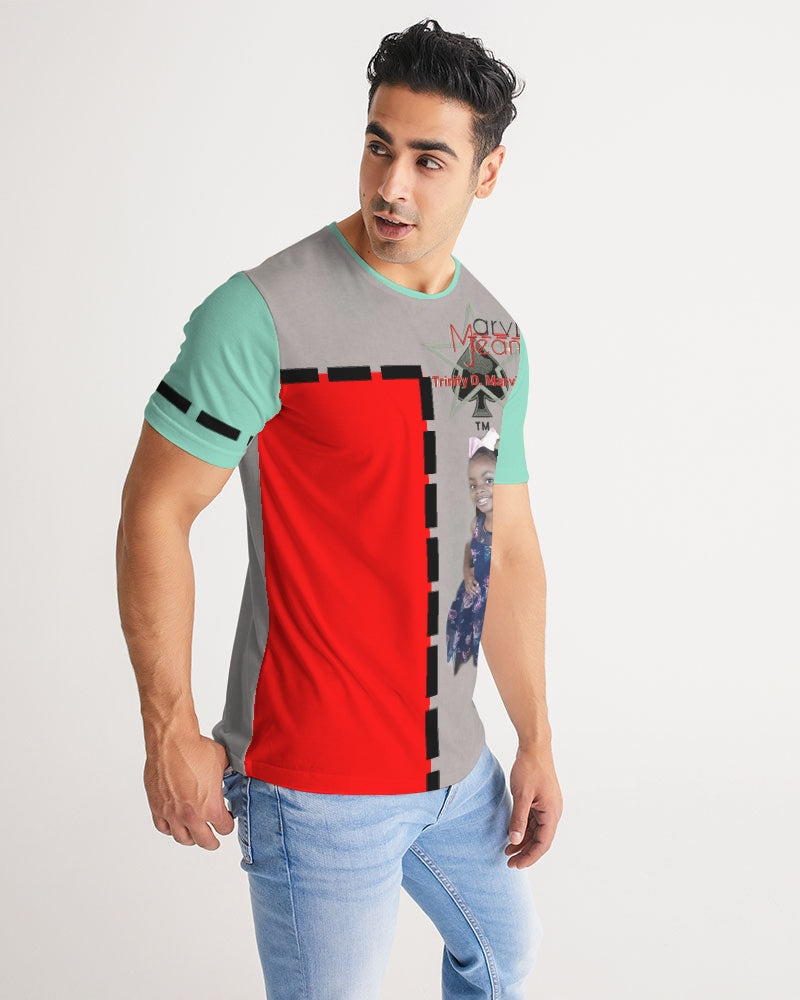Light grey color mix by Marvin Jeans and Trinity D Marvin Men's Tee