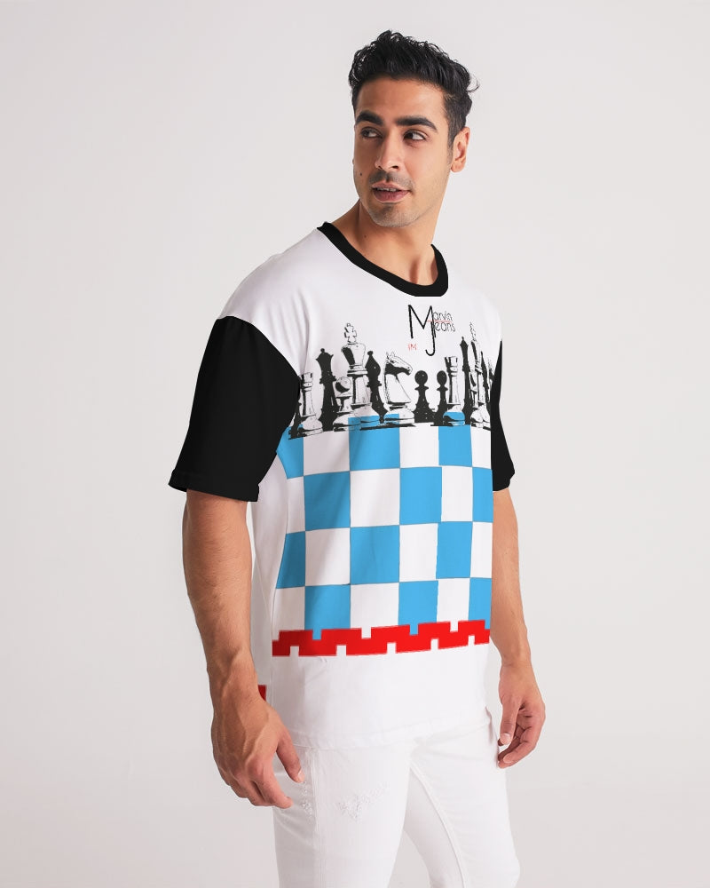 Cosmic combo chest board by Marvin Jeans and Trinity D Marvin Men's Premium Heavyweight Tee