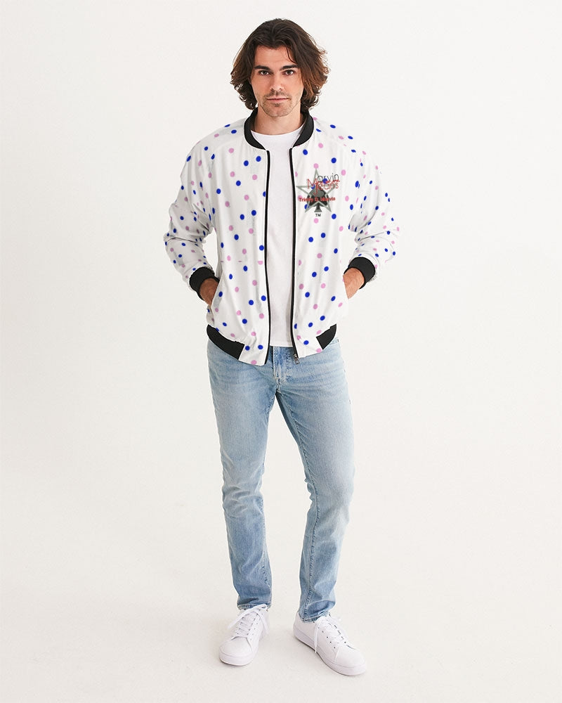 Dots 2.0 by Marvin Jeans and Trinity D Marvin Men's Bomber Jacket