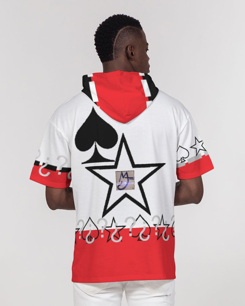 @the MARVIN JEANS company Men's Premium Heavyweight Short Sleeve Hoodie