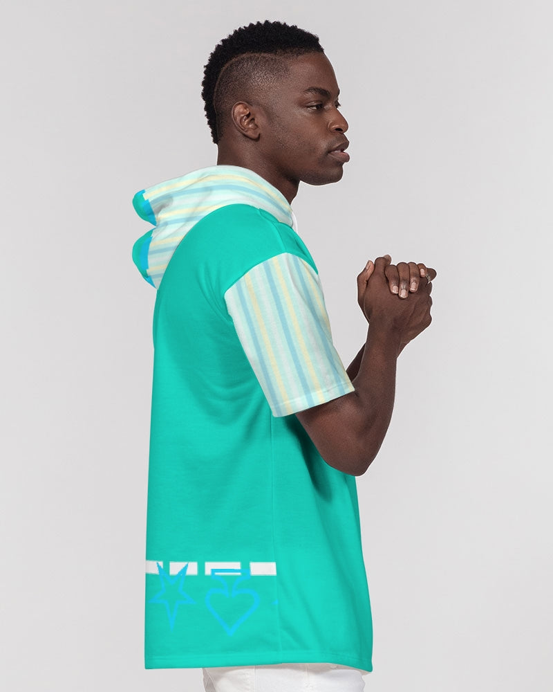 Pin stripes by Marvin Jeans and Trinity D Marvin Men's Premium Heavyweight Short Sleeve Hoodie