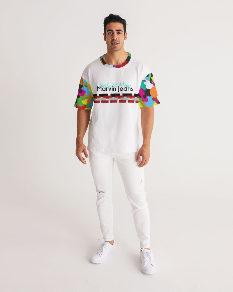 Crazy combo by Marvin Jeans and Trinity D Marvin Men's Premium Heavyweight Tee