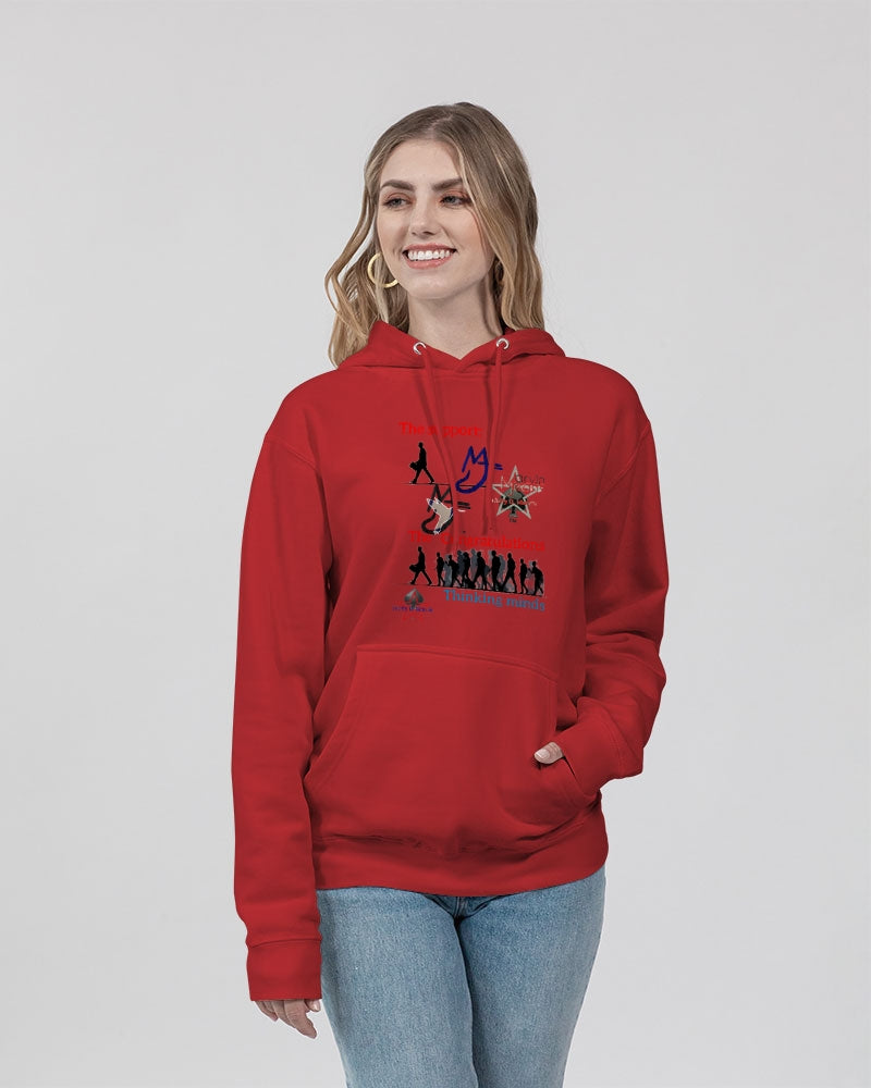 Dry support by Marvin Jeans and Trinity D Marvin Unisex Premium Pullover Hoodie | Lane Seven