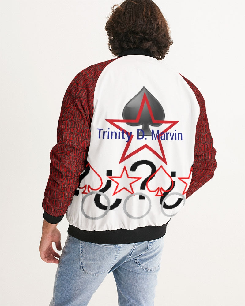 Trinity D Marvin ( Gator Red) Men's Bomber Jacket