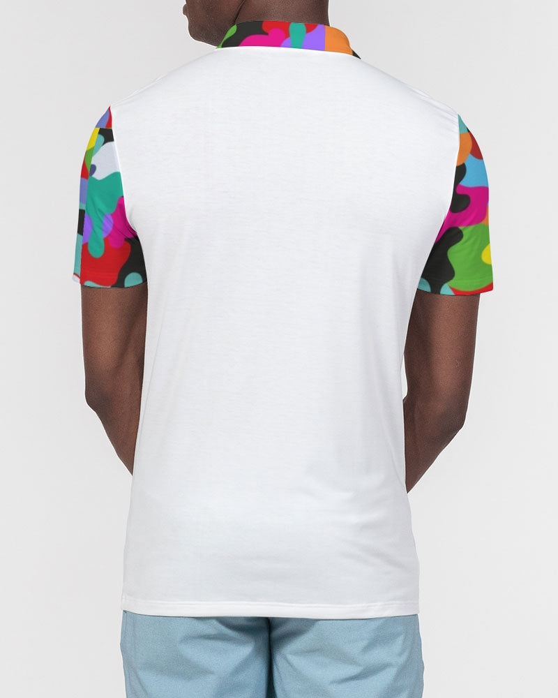 Crazy combo by Marvin Jeans and Trinity D Marvin Men's Slim Fit Short Sleeve Polo