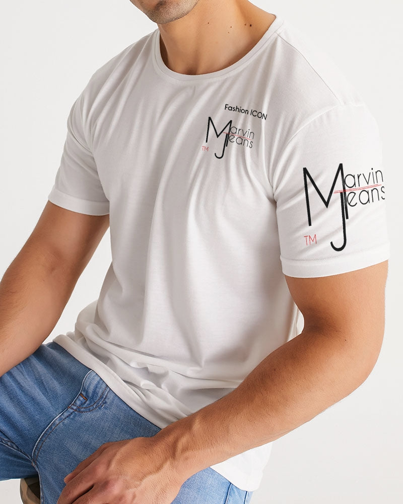 All white Men's Tee