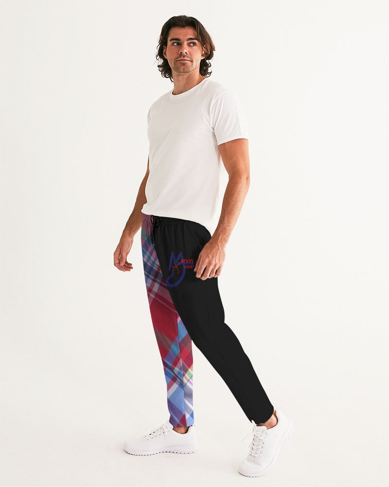 Plaids half black by Marvin Jeans and Trinity D Marvin Men's Joggers