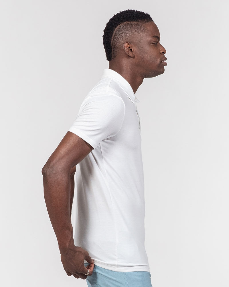 Word of mouth by Marvin Jeans and Trinity D Marvin Men's Slim Fit Short Sleeve Polo