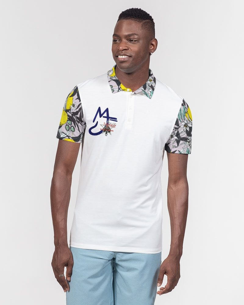 Forest by Marvin Jeans and Trinity D Marvin Men's Slim Fit Short Sleeve Polo