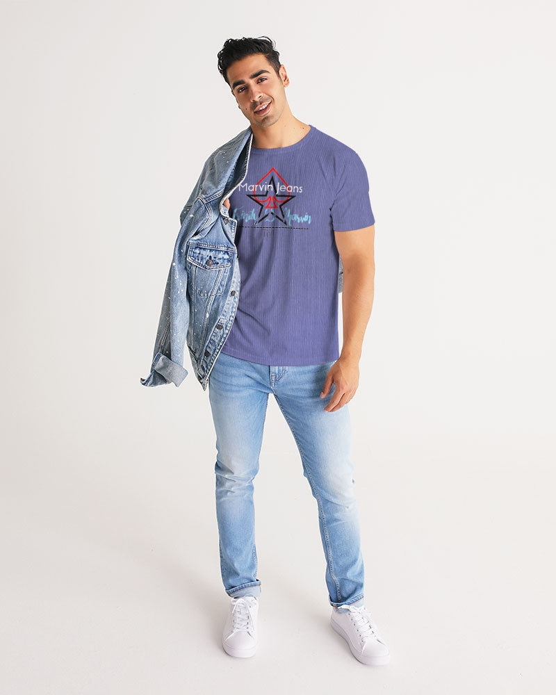 Blue light by Marvin Jeans and Trinity D Marvin Men's Tee