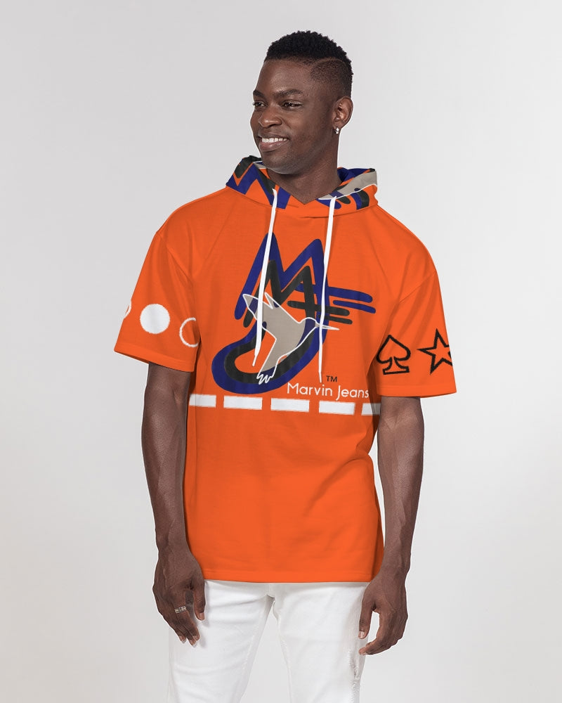Another one by Marvin Jeans and Trinity D Marvin Men's Premium Heavyweight Short Sleeve Hoodie