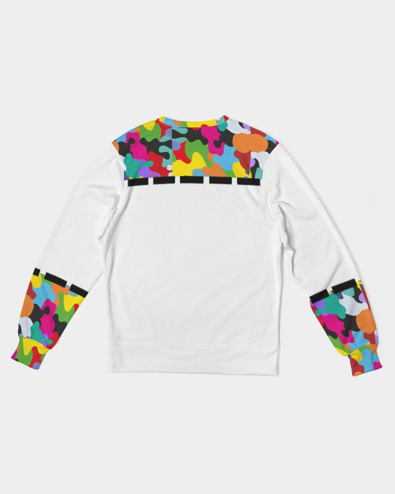 Crazy Combo BY MARVIN JEANS Men's Classic French Terry Crewneck Pullover