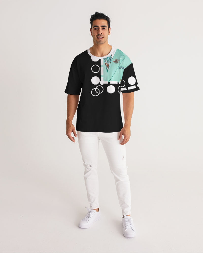 Black suits by Marvin Jeans and Trinity D Marvin Men's Premium Heavyweight Tee