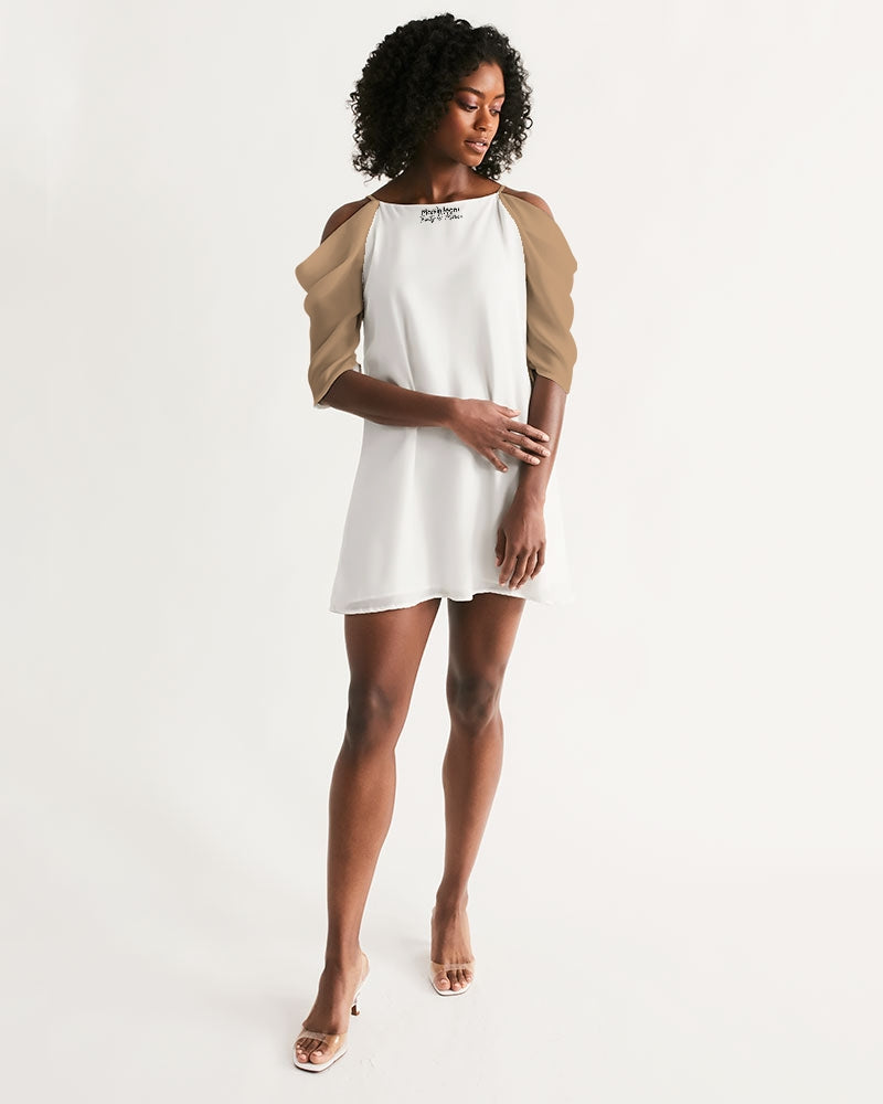 In da mix Women's Open Shoulder A-Line Dress