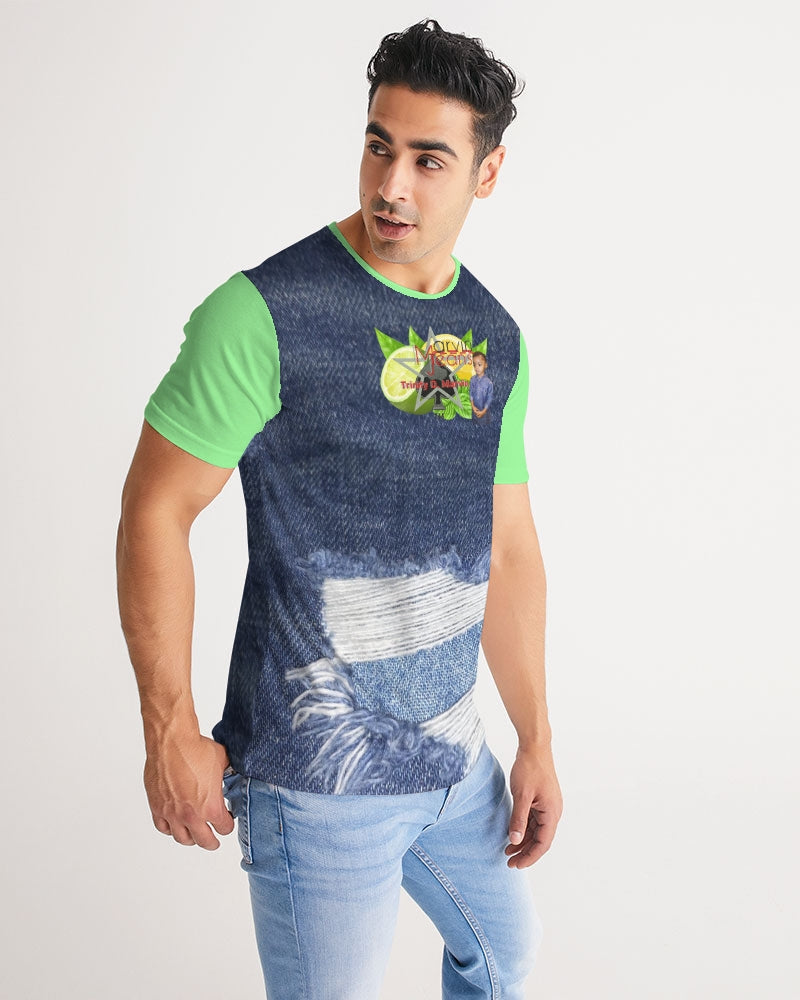 Denim mint by Marvin Jeans and Trinity D Marvin Men's Tee