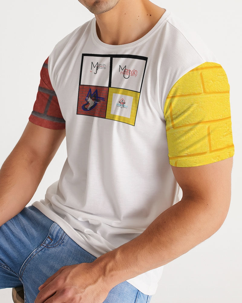Brick city Yellow red by Marvin Jeans and Trinity D Marvin Men's Tee