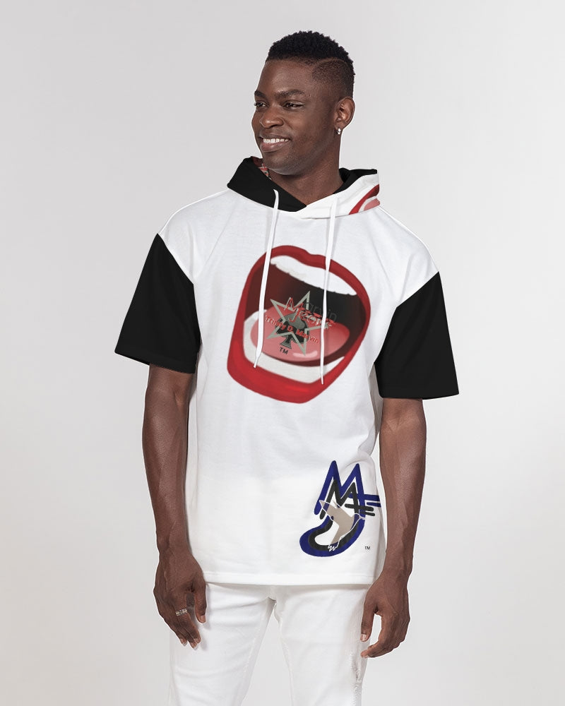 Word of mouth by Marvin Jeans and Trinity D Marvin Men's Premium Heavyweight Short Sleeve Hoodie