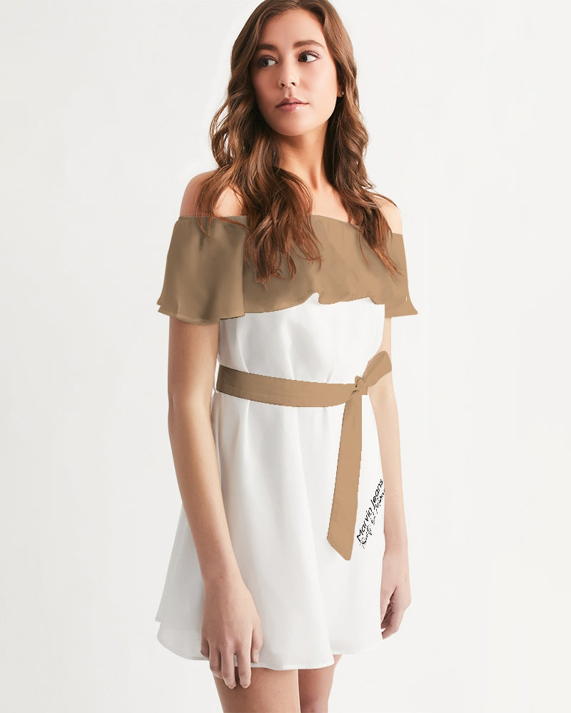 In da mix BY MARVIN JEANS Women's Off-Shoulder Dress