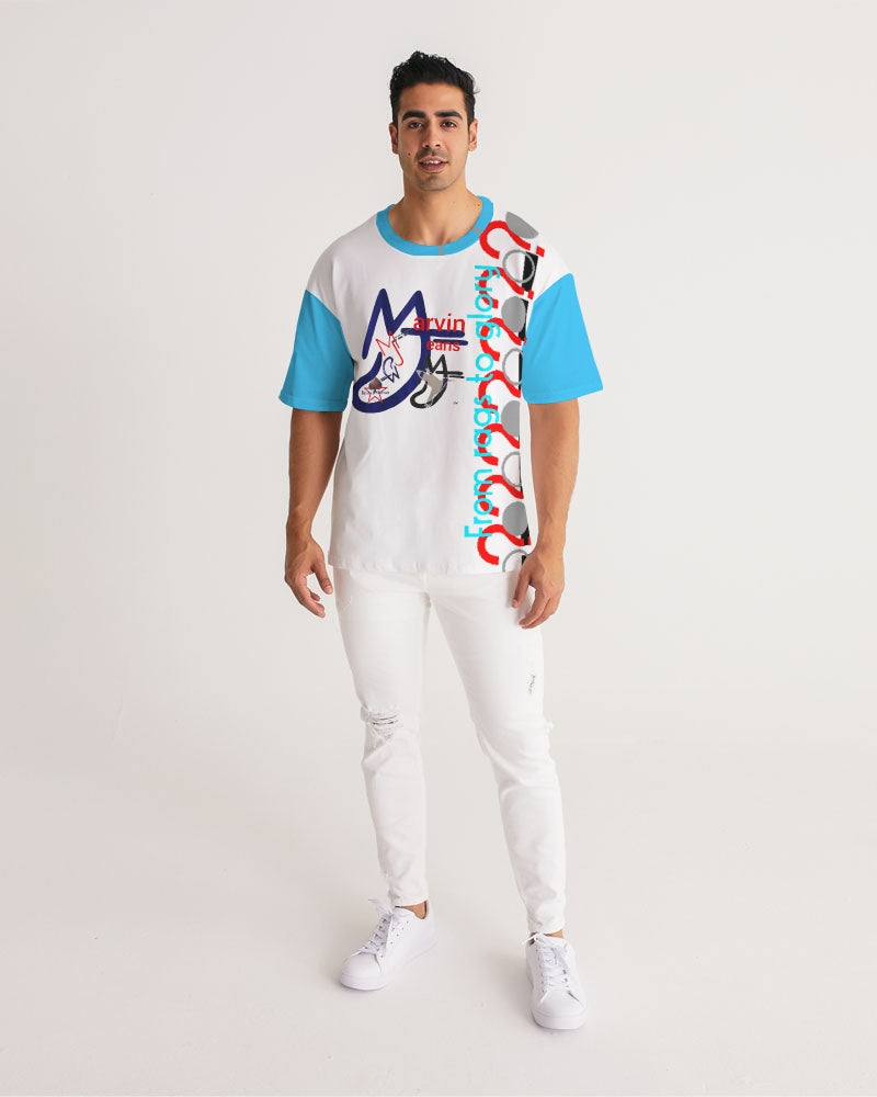 Loud blue by Marvin Jeans and Trinity D Marvin Men's Premium Heavyweight Tee