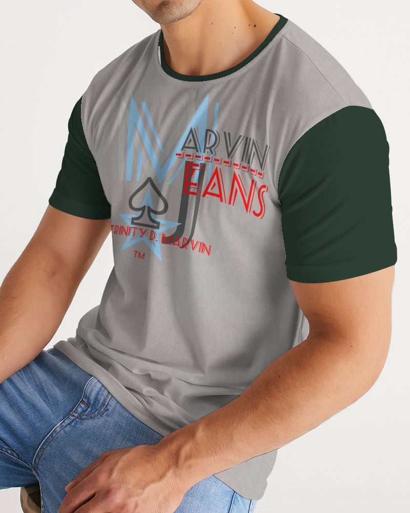 Above greatness light gray by Marvin Jeans and Trinity D. Marvin Men's Tee