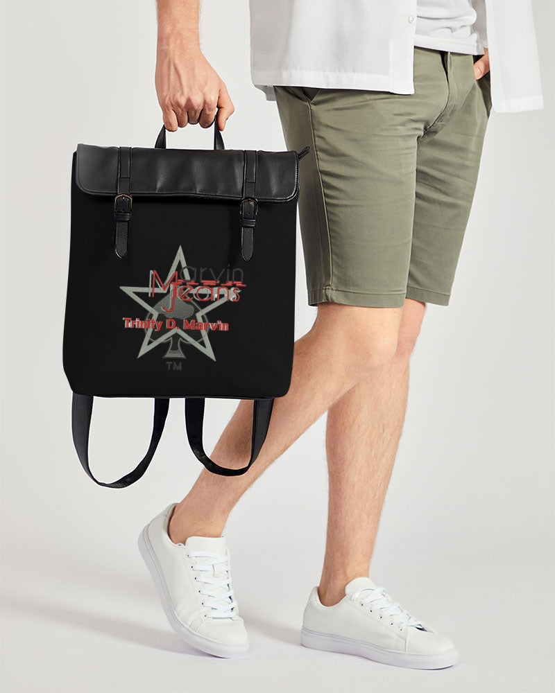 Black by Trinity D Marvin and Marvin Jeans Casual Flap Backpack