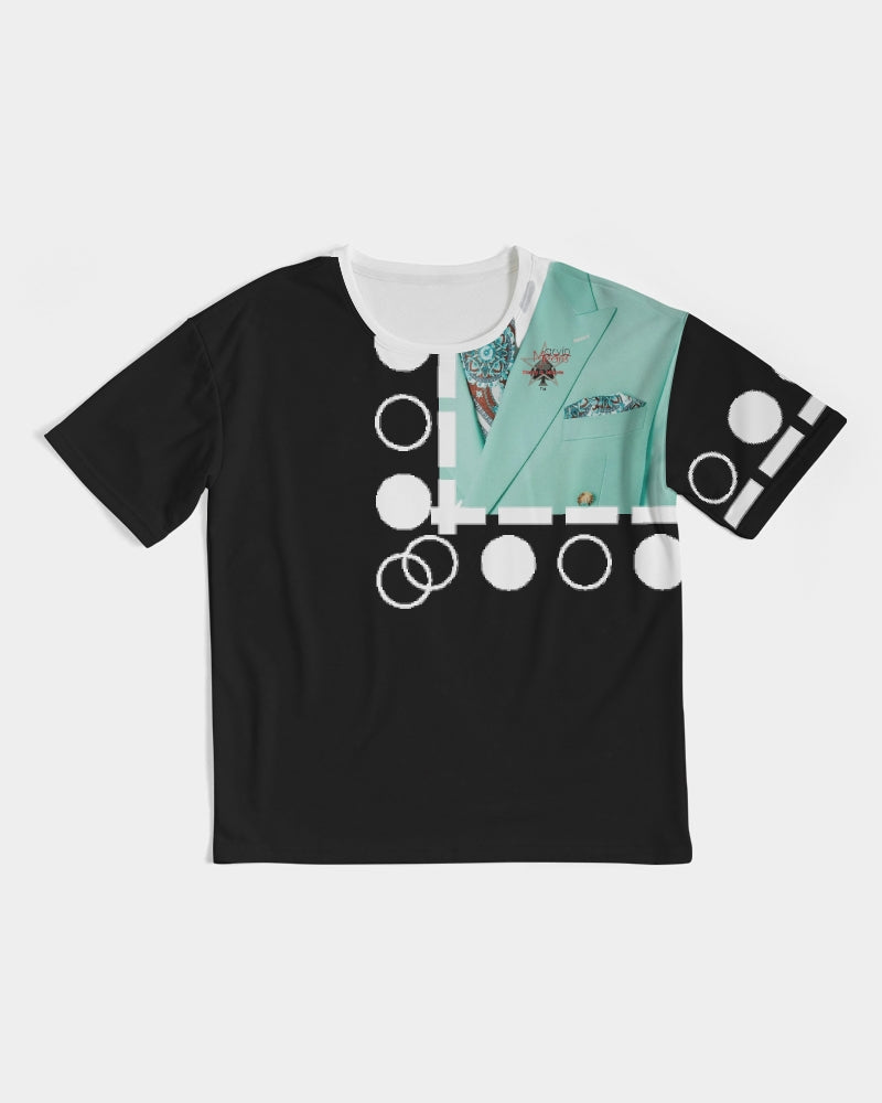 Black suits by Marvin Jeans and Trinity D Marvin Men's Premium Heavyweight Tee