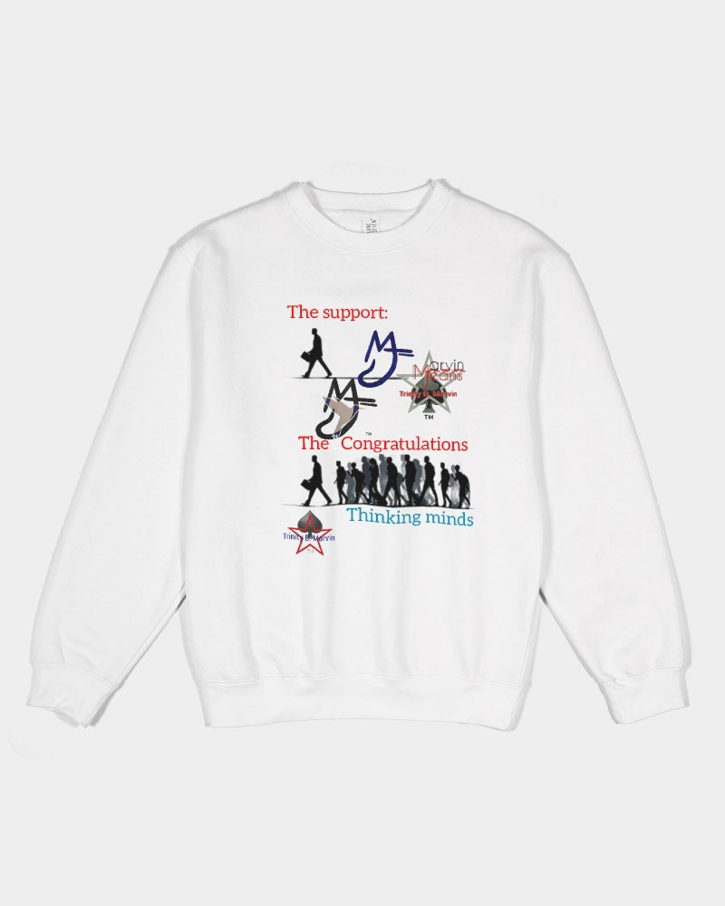 Dry support by Marvin Jeans and Trinity D Marvin Unisex Premium Crewneck Sweatshirt | Lane Seven