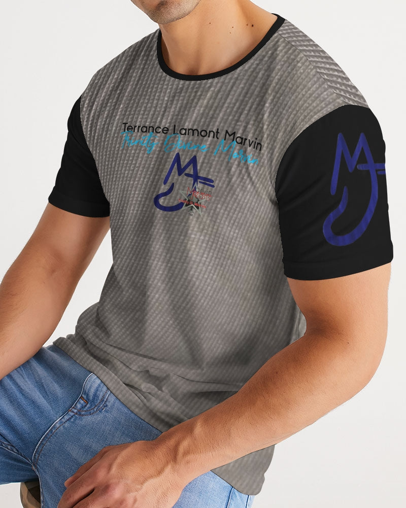 Dark grid by Marvin Jeans and Trinity D Marvin Men's Tee