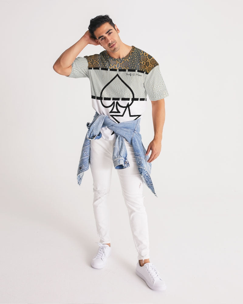 Calf print gator white by Marvin JEANS Men's Premium Heavyweight Tee