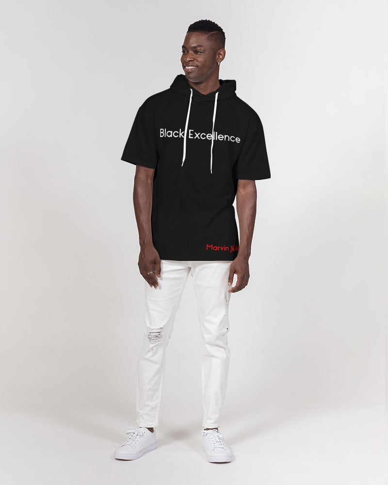 Black excellence BY MARVIN JEANS Men's Premium Heavyweight Short Sleeve Hoodie