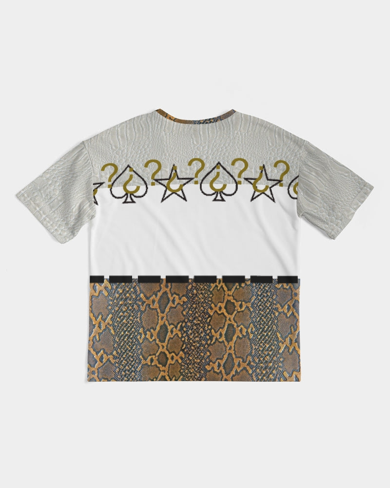 Calf print gator white by Marvin JEANS Men's Premium Heavyweight Tee