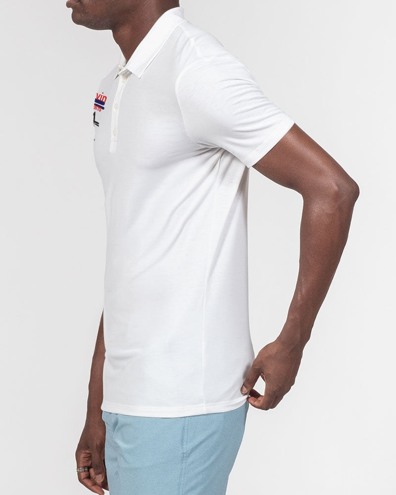 Logo's mix by Marvin Jeans and Trinity D Marvin Men's Slim Fit Short Sleeve Polo