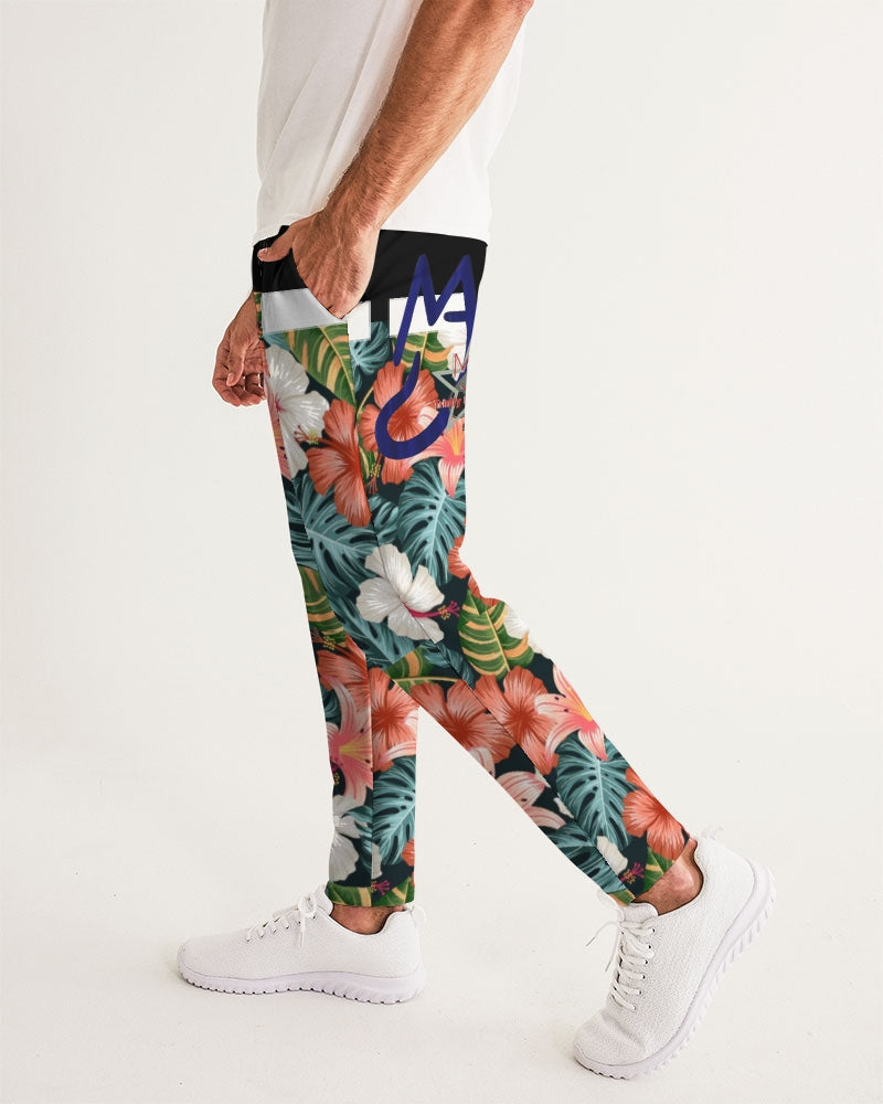 Garden splash by Trinity D. Marvin and Marvin Jeans Men's Joggers