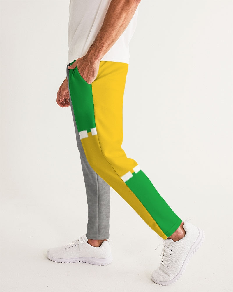 Lemon Lime Green Bay cool grey by Marvin Jeans and Trinity D Marvin Men's Joggers
