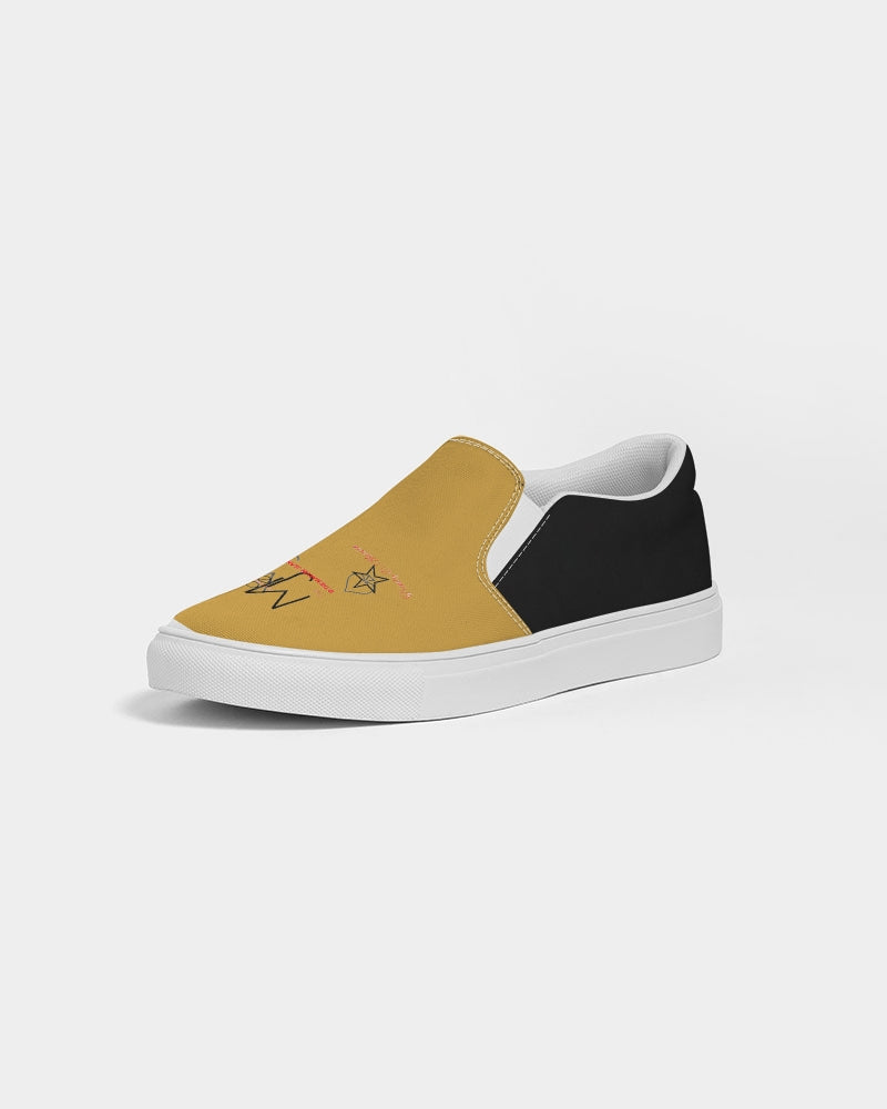 Gold and black by Marvin Jeans and Trinity D Marvin Men's Slip-On Canvas Shoe