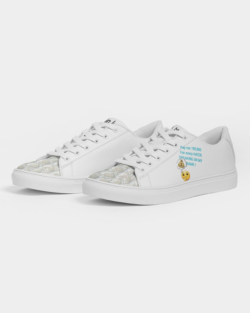 Gator white 100,000 by Trinity D Marvin Men's Faux-Leather Sneaker