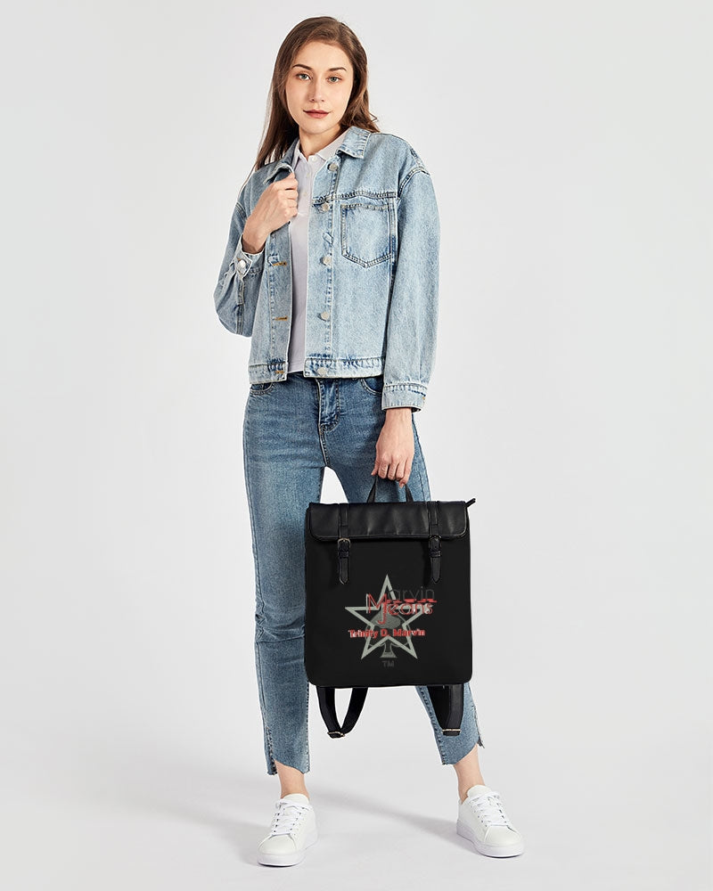 Black by Trinity D Marvin and Marvin Jeans Casual Flap Backpack