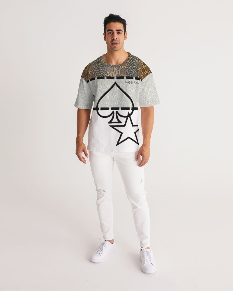 Calf print gator white by Marvin JEANS Men's Premium Heavyweight Tee