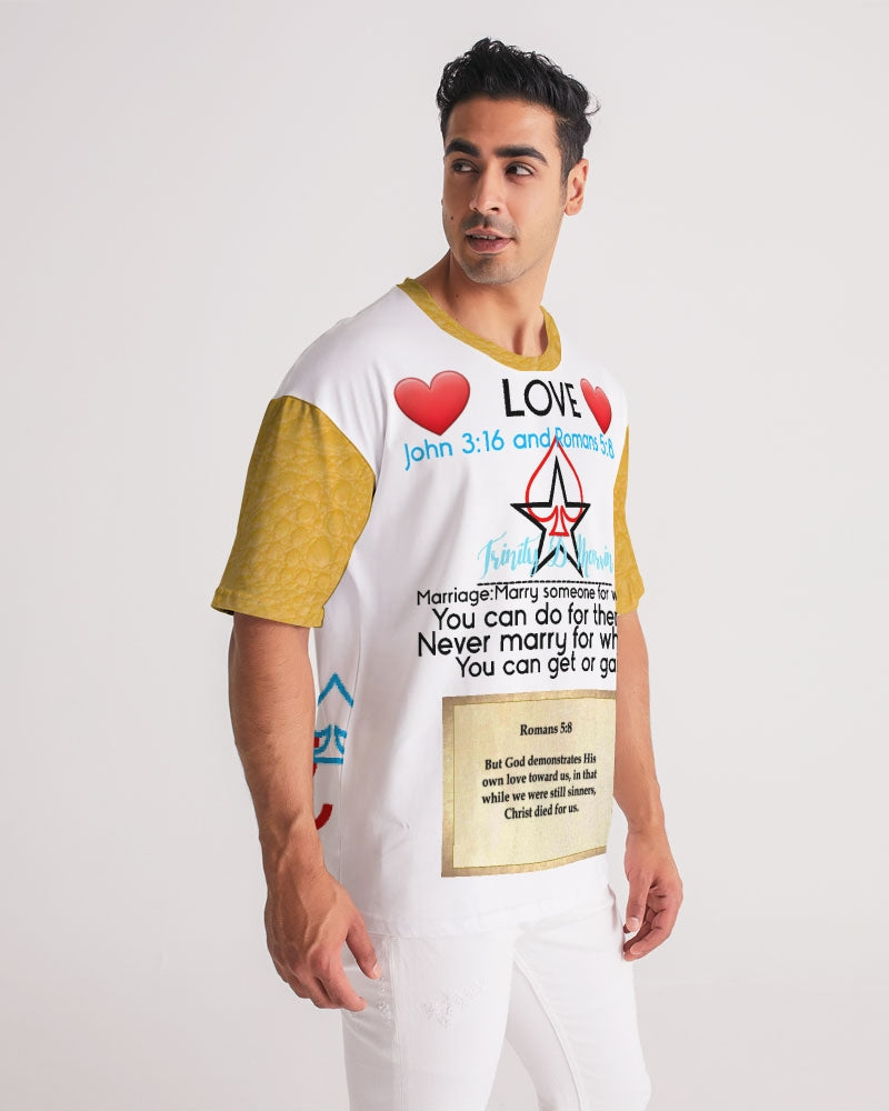 Gator yellow gospel of love Trinity D Marvin Men's Premium Heavyweight Tee