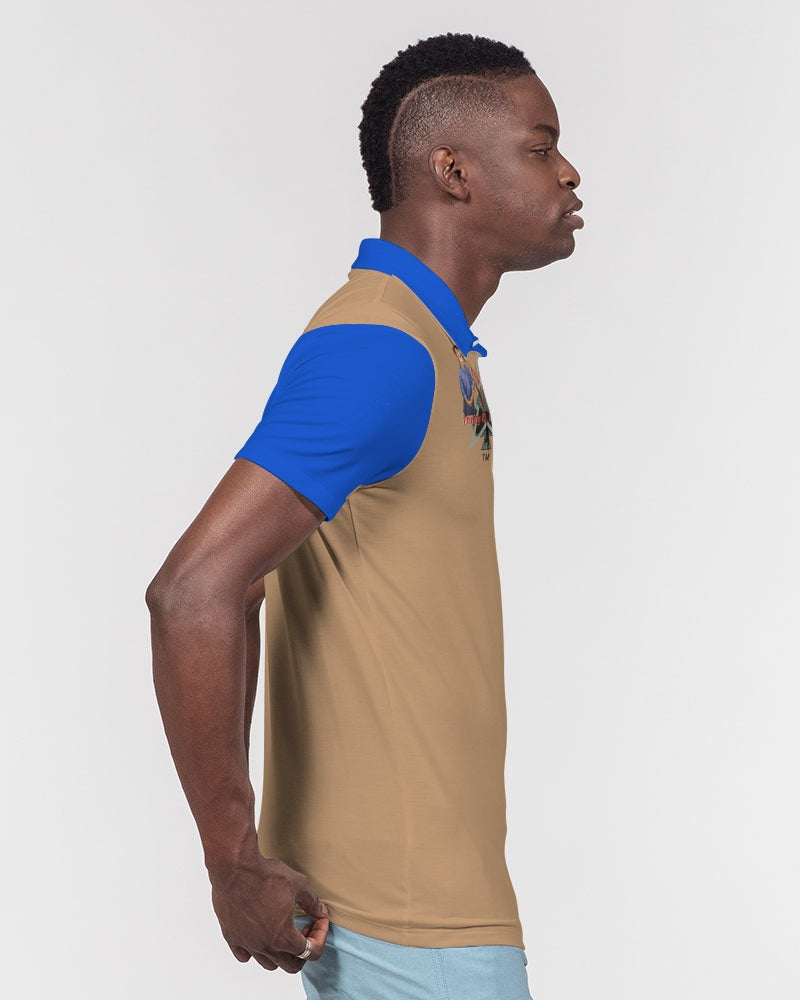 In da mix by Marvin Jeans and Trinity D Marvin Men's Slim Fit Short Sleeve Polo