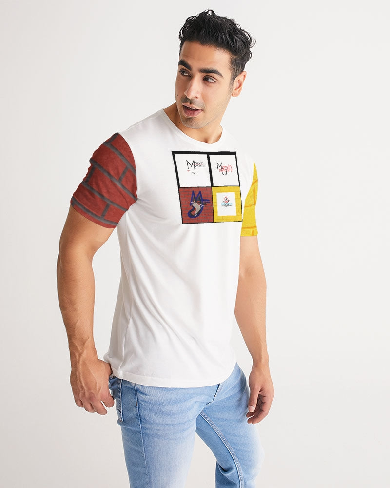 Brick city Yellow red by Marvin Jeans and Trinity D Marvin Men's Tee