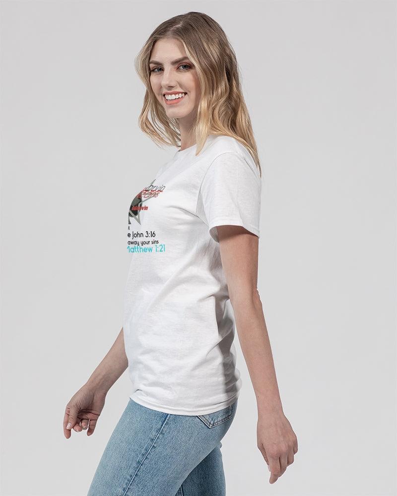 Gospel message God is love by Marvin Jeans and Trinity D Marvin Unisex Ultra Cotton T-Shirt | Gildan