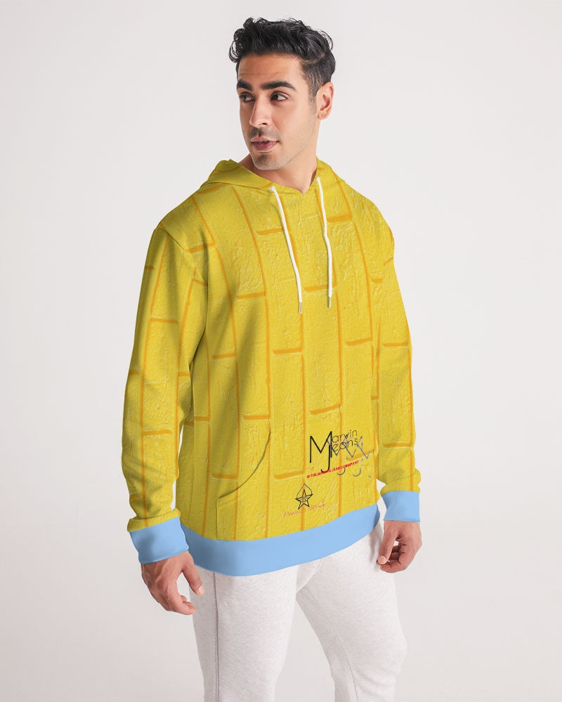 Brick city yellow baby blue BY MARVIN JEANS Men's Hoodie
