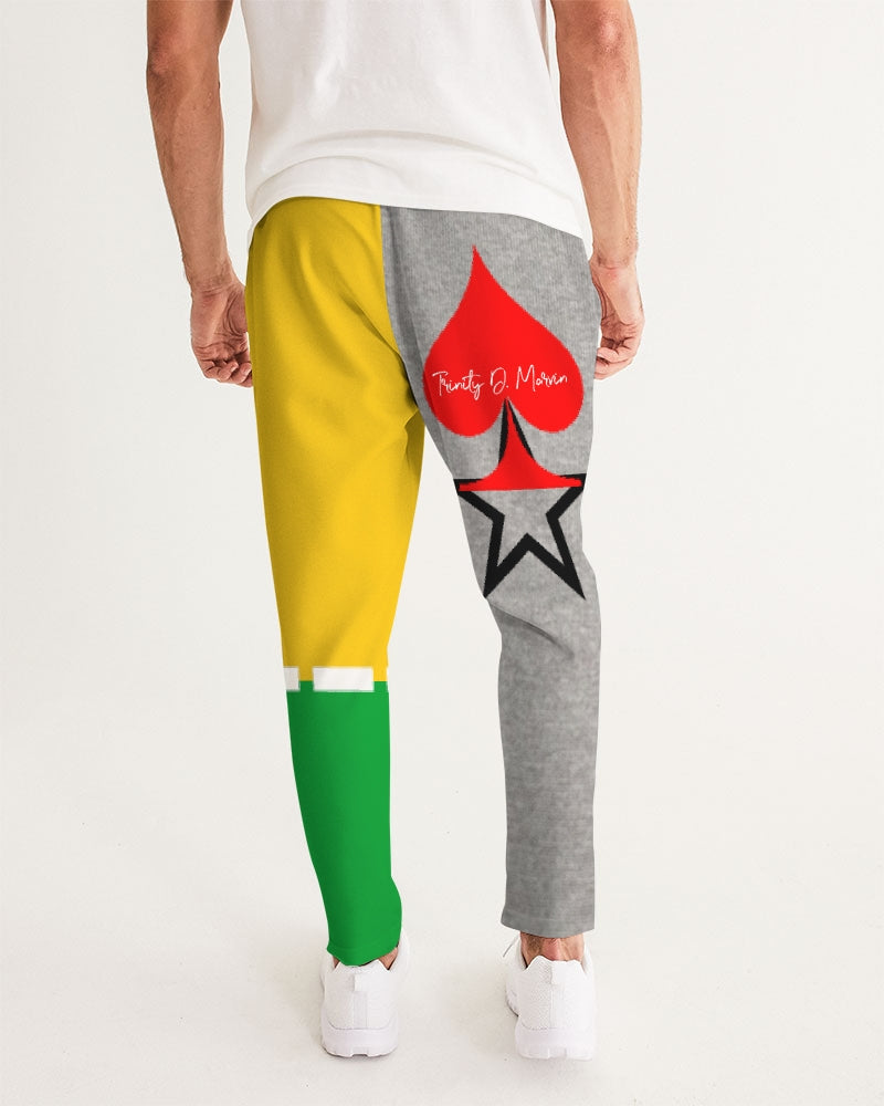 Lemon Lime Green Bay cool grey by Marvin Jeans and Trinity D Marvin Men's Joggers