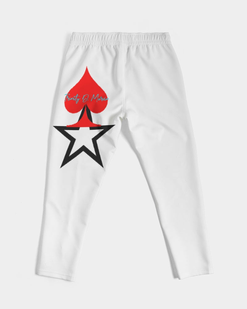 All white MJ by Marvin Jeans and Trinity D Marvin Men's Joggers
