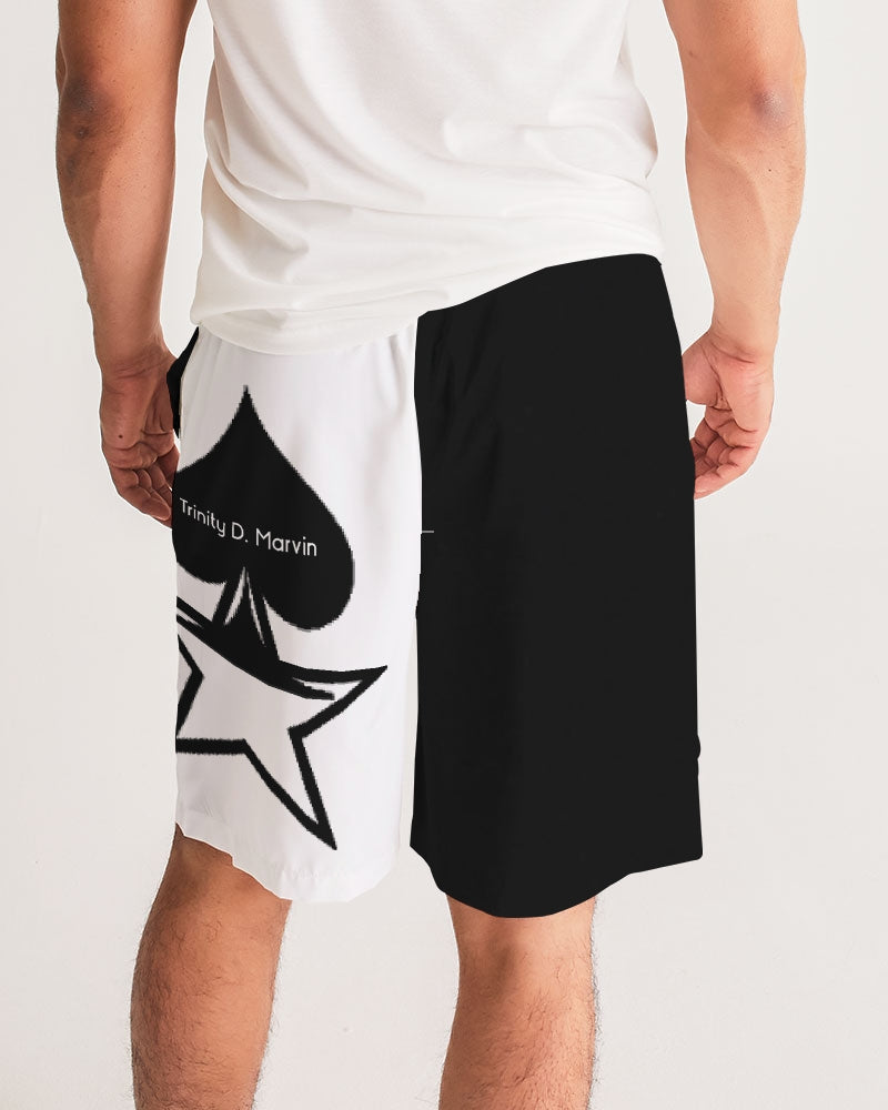 Black & white BY MARVIN JEANS Men's Jogger Shorts