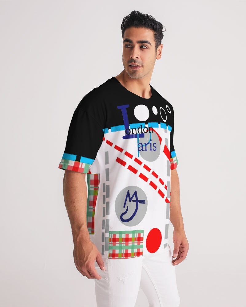 London Paris off grid by Marvin Jeans and Trinity D Marvin Men's Premium Heavyweight Tee