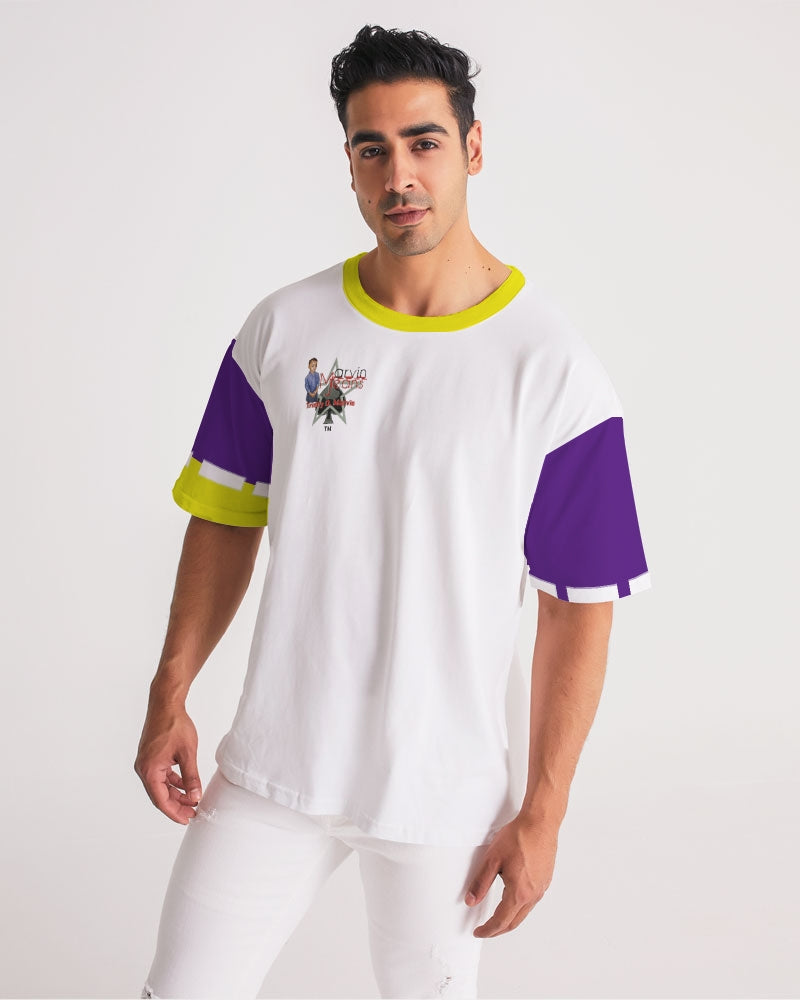 Purple yellow Men's Premium Heavyweight Tee